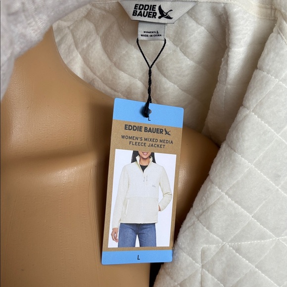 Eddie Bauer Women's Mixed Media Fleece Jacket - Picture 2 of 13